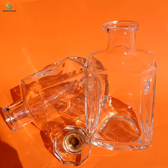 Vide 700ml 1000ml Rhum/Whisky/Whisky/Tequlia/Geneviève Bouteille Bouteille en verre pour liqueur/vin/spiritueux